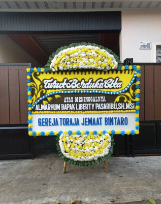 Papan Bunga Duka di Limau Mungkur